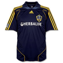 Official Los Angeles Galaxy away 2008 soccer jersey