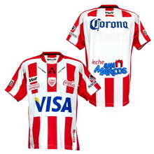 Official Necaxa home 2007-2008 soccer jersey