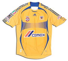 Official Tigres home 2007-2008 soccer jersey