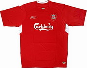 Liverpool 2005 2004-2005 home Jersey