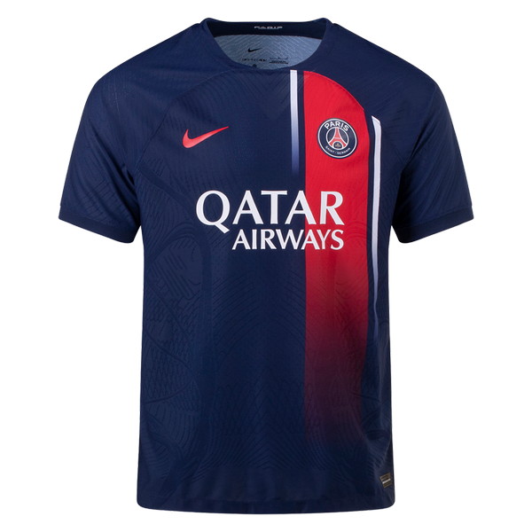 PSG 2023-2024 home blue, red and white jersey