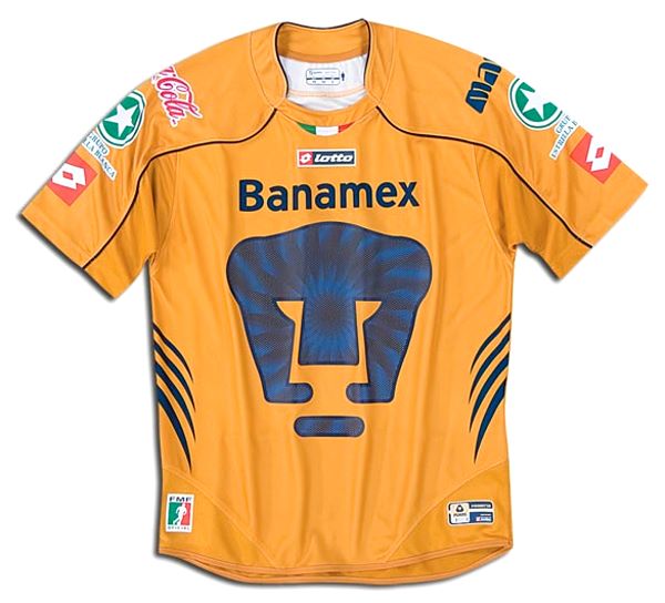 Pumas de la UNAM Jerseys: 2006-2007 away soccer jersey picture.