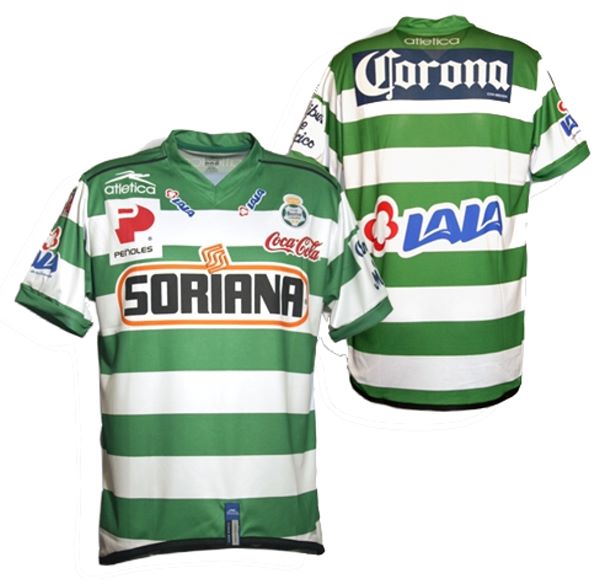 Santos Laguna Jerseys: 2005-2006 home soccer jersey picture.